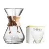 Zestaw Chemex Classic Coffeemaker zestaw 6 filiżanek i filtry FS-100